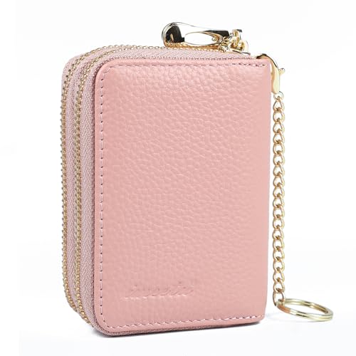 Image of imeetu Rfid Credit Card Holder,Genuine Leather Businese Card Case,Rfid Blocking Wallet for Women & Men