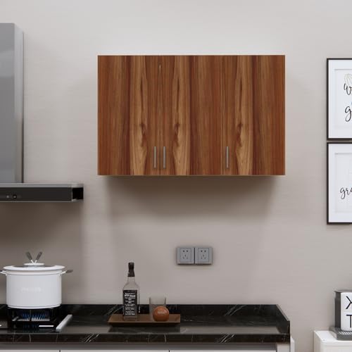 Image of SPECIALITY PANELS 3 Door Modular Wall Mounted Kitchen Cabinet with Adjustable Shelf Space Saving Storage Unit | Engineered Wood Cupboard for Kitchen Living Room Organizer Furniture | DIY Assembly