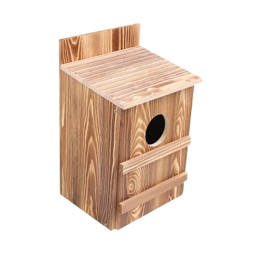 Boîte à oiseaux extérieure en bois déco pour hibou de balcon