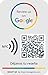 2x Autocollants Google QR et NFC | Évaluations en 1 clic | Augmentez les avis Google sur votre entreprise | avec QR dynamique réutilisable | A coller sur le mur fenêtre de votre établissement