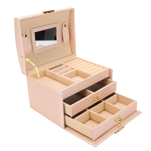Boîte à bijoux rose grand format pour coffret cadeau - 2