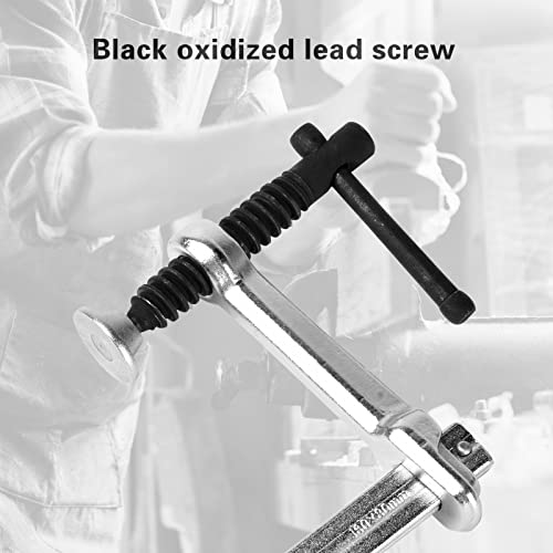 Mightree 2 Pack 6-Inch F Clamp, 3-3/20" Throat Depth Sliding Arm Bar Clamp, Heavy-Duty F-Clamp, Bar Clamps For Woodworking, Welding #TOP4