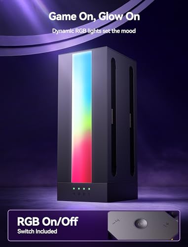 image for JSAUX EnergyFlow Charging Dock for Nintendo Switch 2 JoyCon Controller