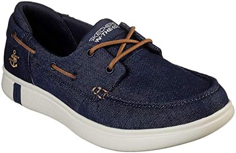 skechers denim boat shoes