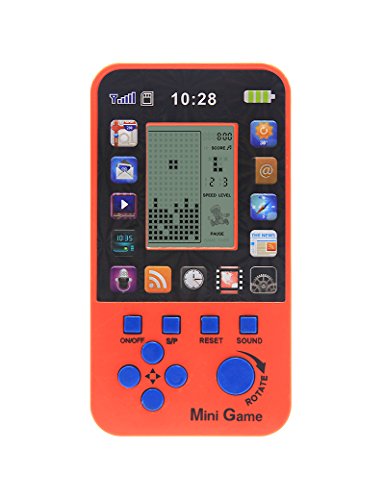 CZT Nuevo Apple Skin Kids Consola para Niños Juguetes Retro Tetris Game...