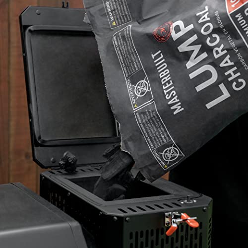 Image of Masterbuilt Premium Hardwood Lump Charcoal for Gravity Series Charcoal Grill and Smokers, Compatible with All Barrel, Kamado, and Kettle Grills, 1 Pack, 16LB