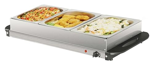 Stay Hot SH 4.1, XXL, 2-in-1 Buffetwärmer & Warmhalteplatte, 200 Watt, Ideale Lösung für Buffets, Partys und Familienessen, 7,5 L Kapazität – Bild 7