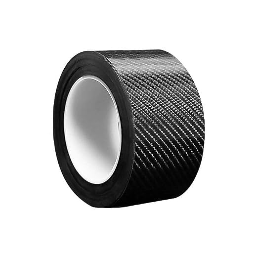 Carbon Fibre Tape Roll | Premium 3D Textured Carbon Fiber Vinyl Tape for Car Interior & Decoration | Waterproof Scratch Resistant Self Adhesive Protective Wrap Tape | DIY Repair & Styling Tape-image-43