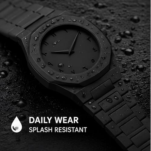 Image of Aura Arabic Analog Watch for Men | All White Minimalist Wrist Watch | Casual & Formal Wear | Lightweight Stylish Unisex Watch with Plastic Band