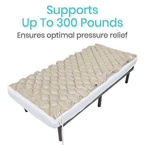 Vive Replacement Alternating Pressure Pad - Inflatable Low Air Loss Mattress Topper For Pressure Ulcer And Sore Relief Treatment - Fits Standard Hospital Bed - For Elderly, Seniors, Bedridden Patients #TOP7