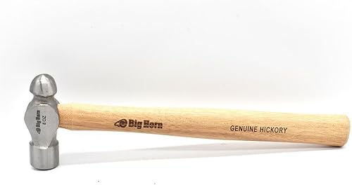 Miniatura 4 de Big Horn 15128 Martillo de bola de 8 onzas con mango de nogal
