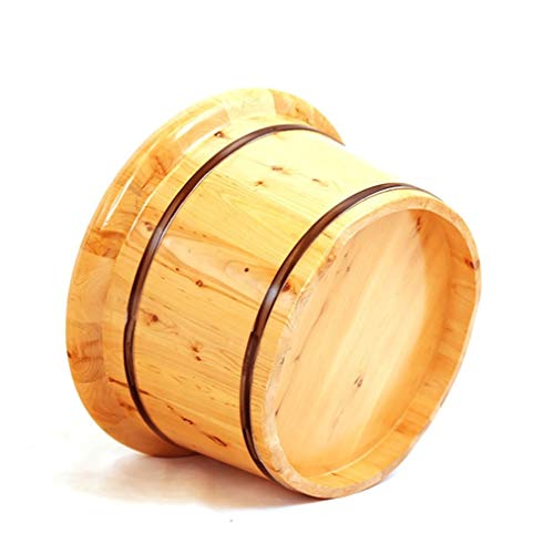 Tina de madera para spa de pies artesanal de cedro miniatura 5