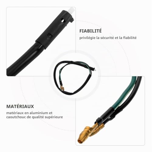 JECOMPRIS Fil De Commutateur De Frein Moto 44.00In Câble Flexible En Aluminium Interrupteur De Feu Stop Arrière Contacteur Fiable Compatible Multimodèles Installation Facile – vue 4