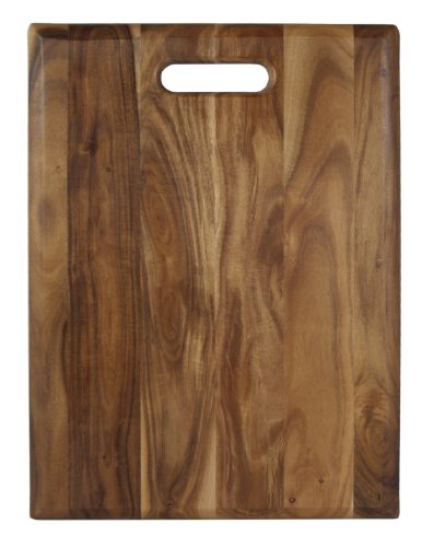 Architec Gripperwood Acacia Cutting Board, Non-Slip Gripper Feet, 12