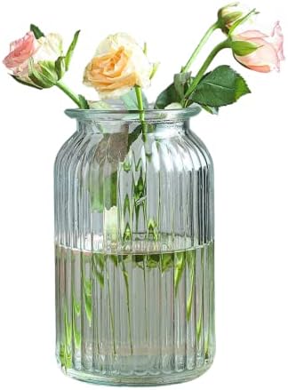 M T BROTHERS - Big Size Glass Vase for Flower Pot Flowers Home and Office Decor Living Room Bedroom Table Top Decorations, Gift, Home Decor, Bedroom, Office (Twist, Standard)