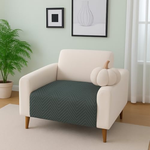 Image of Amazon Basics - Velvet Quilted Make Your Own Sofa Cover |1 Seater | Multi-Layered Fabric |70cm x 70cm | 350 GSM | Color - Light Grey