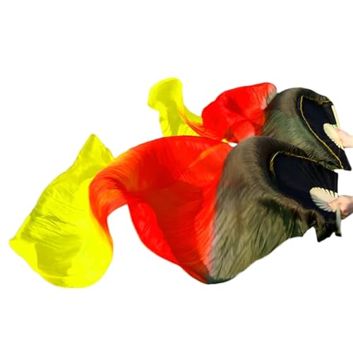 Éventails de danse du ventre en soie multicolore pour accessoires de danse orientale