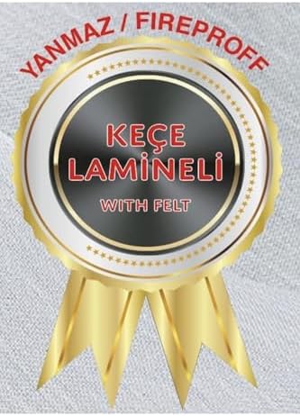 Keçeli Isıya Dayanıklı Metalica Antrasit Ütü Masası Kılıfı-örtüsü-bezi Otel Tekstili,ev Gereçleri - Görsel 4