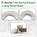 P-flector® Toilet Seat Urine Guard (1-Pack) - Pee Splash Guard for Potty-Training Kids, Adults, Seniors & Special Needs Individuals - Fits Round, Elongated & Curved Toilet Seats