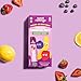 Sweet Nothings, Banana Berry, USDA Organic Kids' Squeezable Super Fruit Smoothie Pops, Pack of 6 - Dye-Free, No Added Sugar, Dairy-Free, Vegan, Healthy Organic Fruit Pops