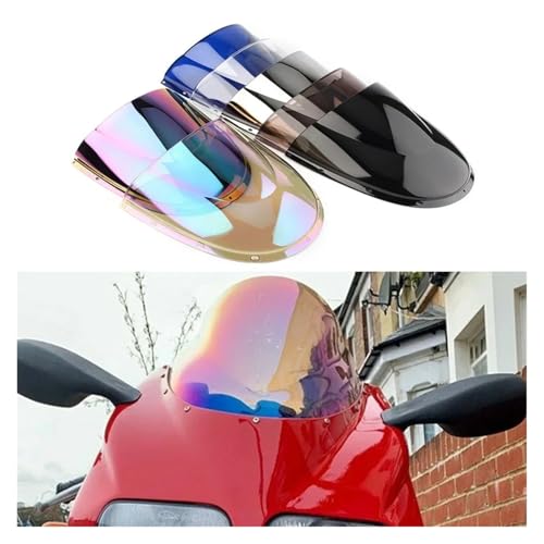 Déflecteur de pare-brise de moto anti-vibrations compatible avec 748 916 996 998 - 2