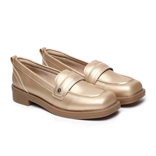 Image of YOHO Stella Loafers for Women | Comfortable & Stylish Bellies | Fashion Moccasins with Footpharma Footbed | Slip-on for Casual & Formal Wear | 002