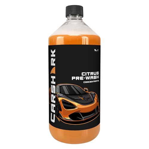 CARSHARK Citrus Pre-Wash Concentrate, 1 Litre, Removes Tough Grime, Leaving Vehicle Clean and Sparkling