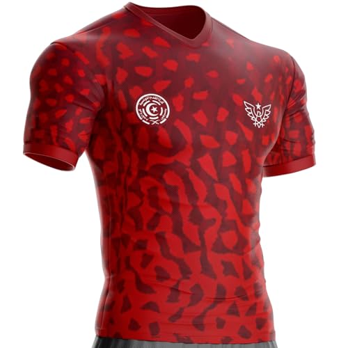 Maillot Tunisie drapeau football TN-63 pour vos matchs entre amis et soirées de coupe