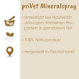 cdVet Naturprodukte privet Mineralspray 500 ml - Ziege, Schwein, Rind - Pflegemittel - juckende + schuppige + trockene Haut - glanzlosem Fell - Parasitenbefall - pflegt + beruhigt die Haut - Glanz -