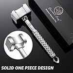 Meat Tenderizer Mallet Stainless Steel, Premium Meat Hammer Tenderizer, Kitchen Mallet for Chicken, Conch, Veal Cutlets & Beef, Steak Pounder Flattener, Non-Slip Grip with 5 years Warranty - Image 5