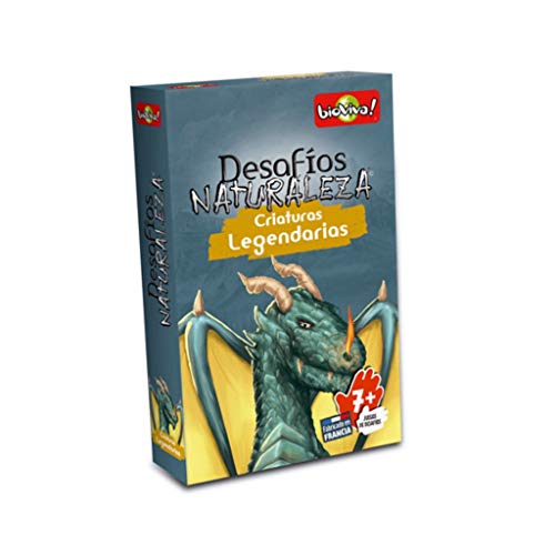 Bioviva Juego Cartas Desafios de la Naturaleza Criaturas Legendarias-Español