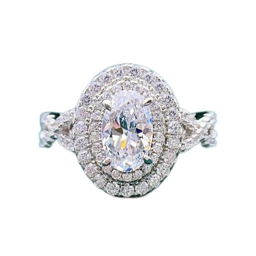 Bague argent 925 diamant en carbone cadeau mariage idéal
