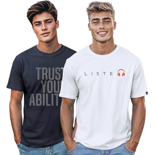 T-shirts col rond homme Bewakoof : le confort du pur coton pour votre quotidien