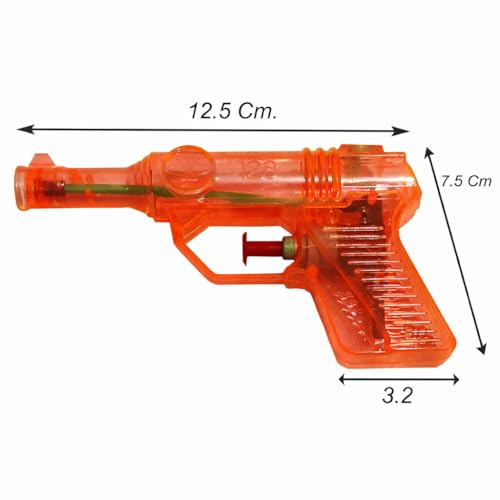 Image of Festivblush Mini Holi Water Gun Best for Kids Under 6 Years | Mini Sized pichkari | Strong and Durable | Real Pistol Shaped | Colour May Vary