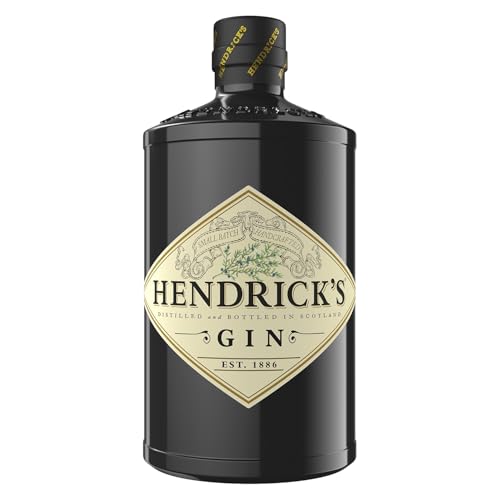 HENDRICK’S – Super-Premium-Gin – mit Gurke & Rose aromatisiert– erstaunlich mild & wunderbar anders – kleine Chargen – handgefertigt in Schottland – das ultimative Gin‑Geschenk – 44 % vol. – 70 cl