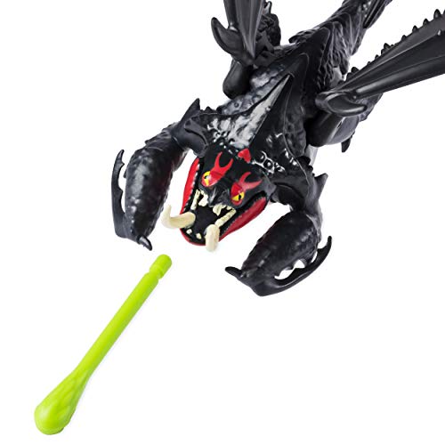 Image of DreamWorks Dragons, Deathgripper and Grimmel, Dragon with Armored Viking Figure, for Kids Aged 4 and Up