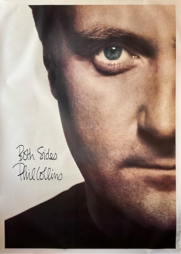 Phil Collins Both Sides Affiche 100x140 cm Poster de Collection Musique 1993