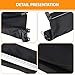 Car Panorama Sunroof Sunshade Curtain Cover Assembly for Mercedes-Benz GLE 350 GLE350 Coupe C167 (Black)