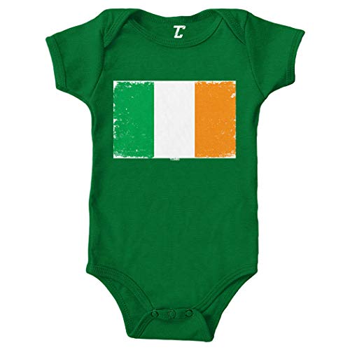 Tcombo Distressed Ireland Flag - Irish Pride Bodysuit