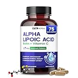 VITAL HERBAL Liposomal Alpha Lipoic Acid with Biotin, Vitamin C- Maximum Potency - Supports Immunity, Energy Levels
