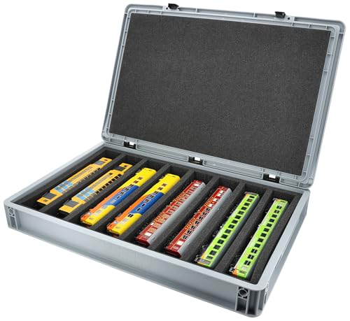 Coffret modélisme ferroviaire H0 Feldherr Eurobox avec 8 compartiments mousse