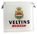 9 x 9 cm Veltins Brauerei - Leicht - Zapfhahnschild 9 x 9 cm - Kunststoff