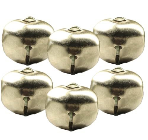 2 IN. GOLD JINGLE BELL 1PC/PKG (6 pack)