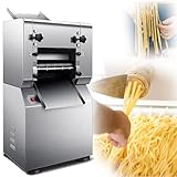 KJZQXYX Kommerzielle Nudelformmaschine, 1500 W, professioneller Nudelschneider aus Edelstahl, kann Nudeln mit einer Breite von 1,5 mm/2 mm/3 mm herstellen