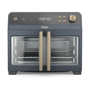 Ninja French Door Premier Air Fry Oven, 10-in-1, Cyberspace, FO101BL