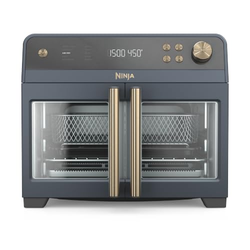 Ninja French Door Premier Air Fry Oven, 10-in-1, Cyberspace, FO101BL