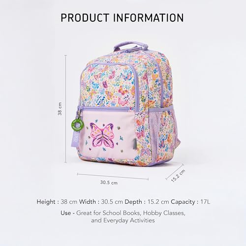 Image of ZOOKEEPER School Bag for Boys & Girls 5-7 Years Lightweight Water-Resistant Kids Backpack Durable, Comfortable & Cute Design for School & Outdoor Activities (Medium, 17L)