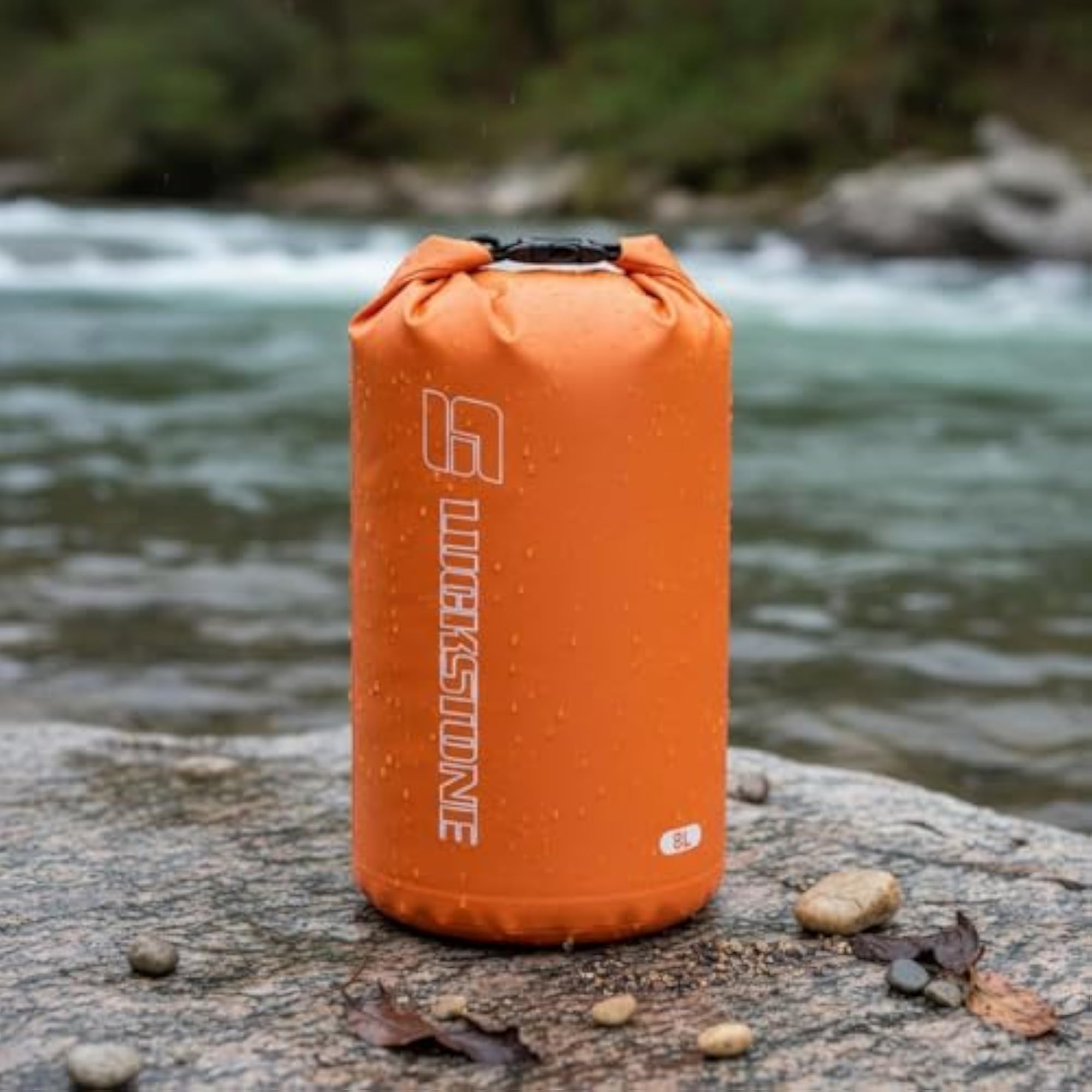 Outdoor Waterproof Cylindrical Bag, Portable Roll-Top for Travel