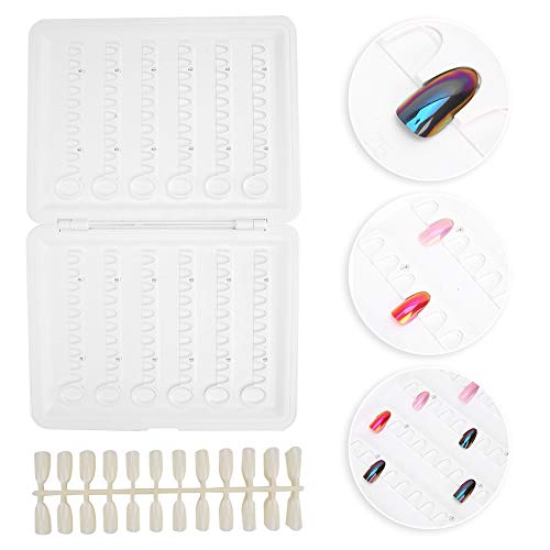 Nagelspitzen-Anzeigebuch, Nagellack-Farbvorlagen-Anzeigetafel, professionelle Salon-Farbkarte, Nagelübungskarten… – Bild 8
