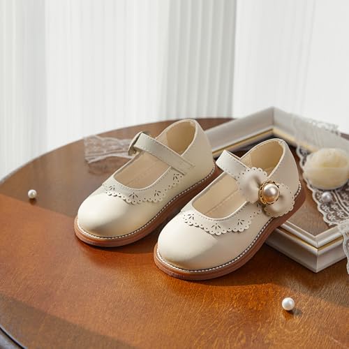 Image of Felix & Flora Toddler Little Girl Princess Dress Shoes-Mary Jane Flats for Girl Party School Shoes